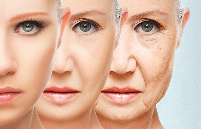 مراحل تجديد بشرة الوجه بالأقنعة. 